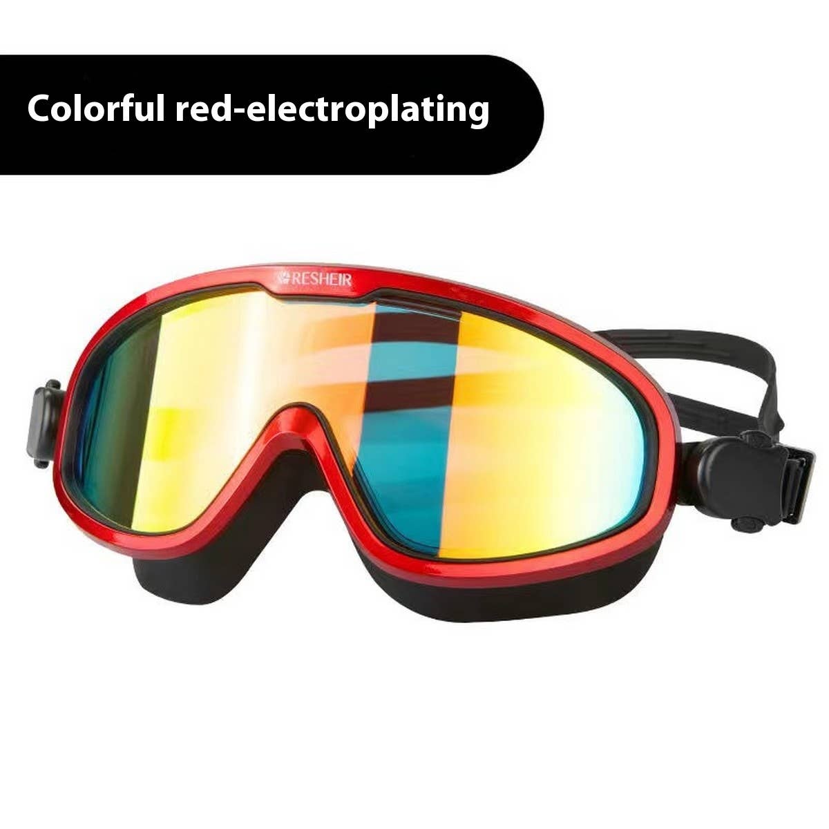HD ANTI FOG LARGE FRAME SWIM GOGGLES FOR ADULTS_CWMM6629