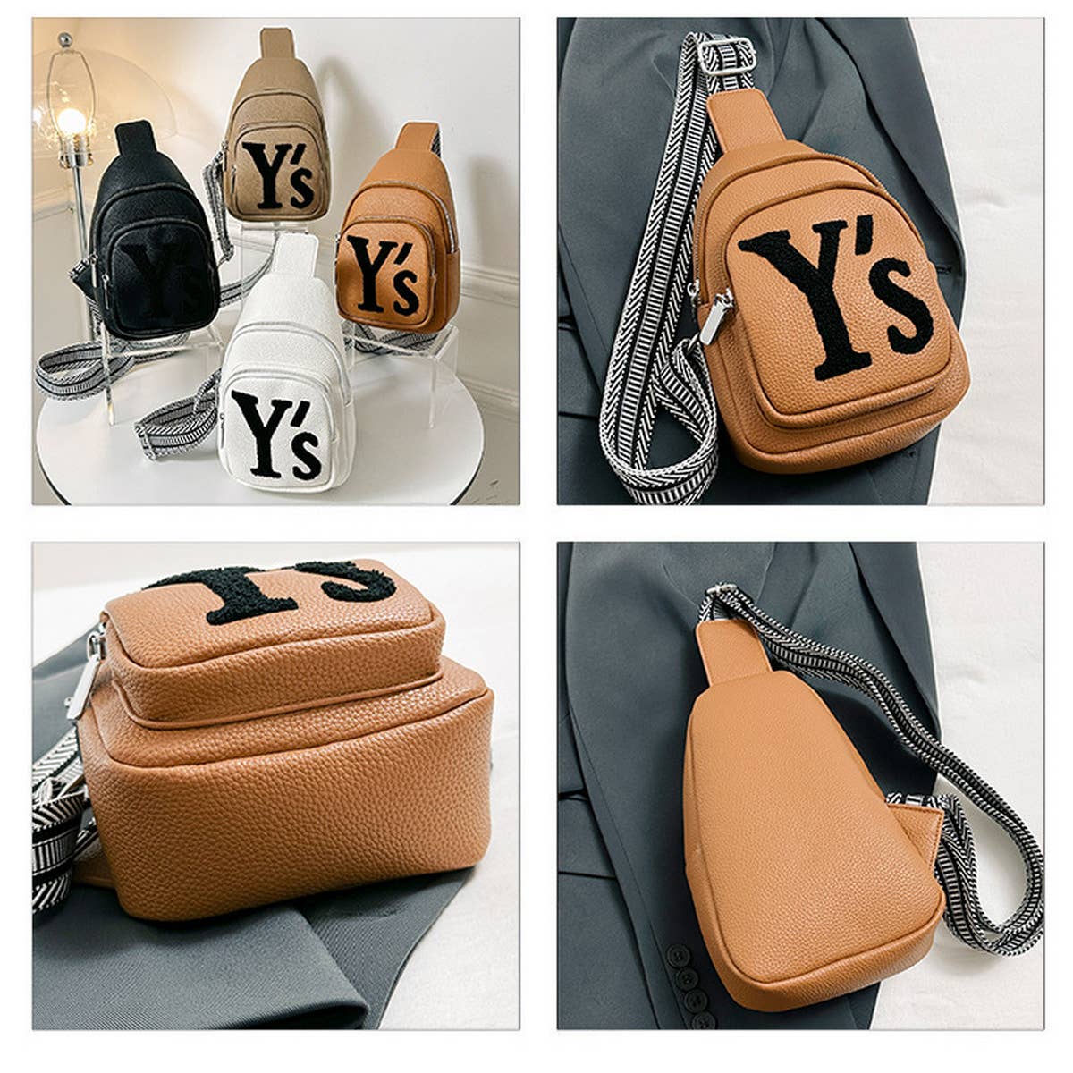 Simple Ys Letter Crossbody Bag_Cwab2090
