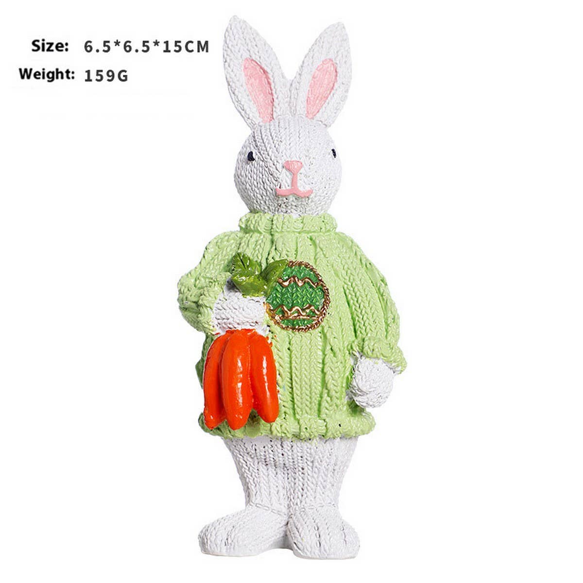 Cute Resin Easter Bunny Tabletop Decoration_Cwmm9914