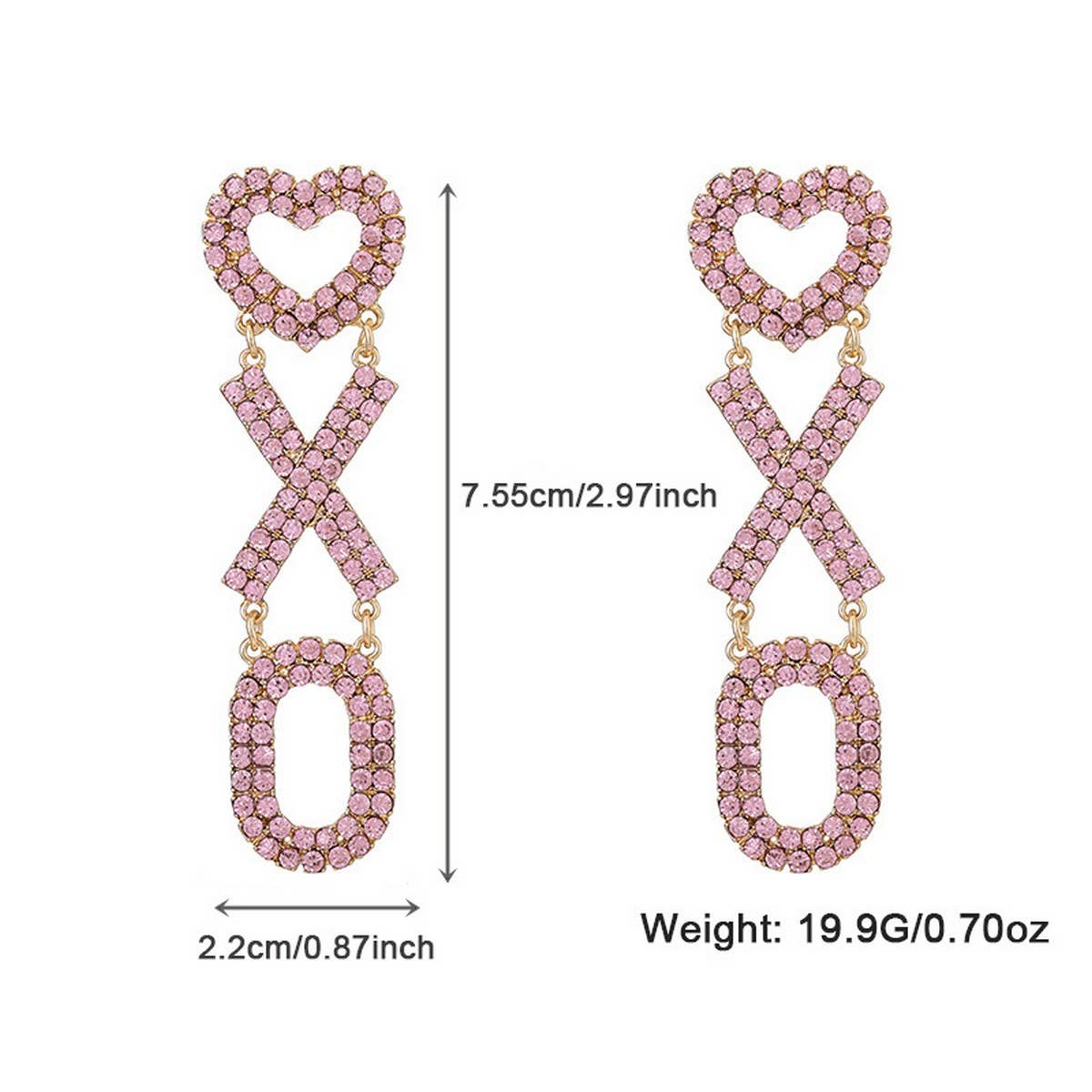 FASHIONABLE AND ELEGANT CHAIN EARRINGS SET_CWAJE2920