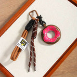 LEATHER DONUT CHARM MAILLARD BAG ACCESSORY_CWMM7554