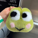 CUTE PLUSH FROG CAR KEYCHAIN BAG ACCESSORIES_CWMM2592