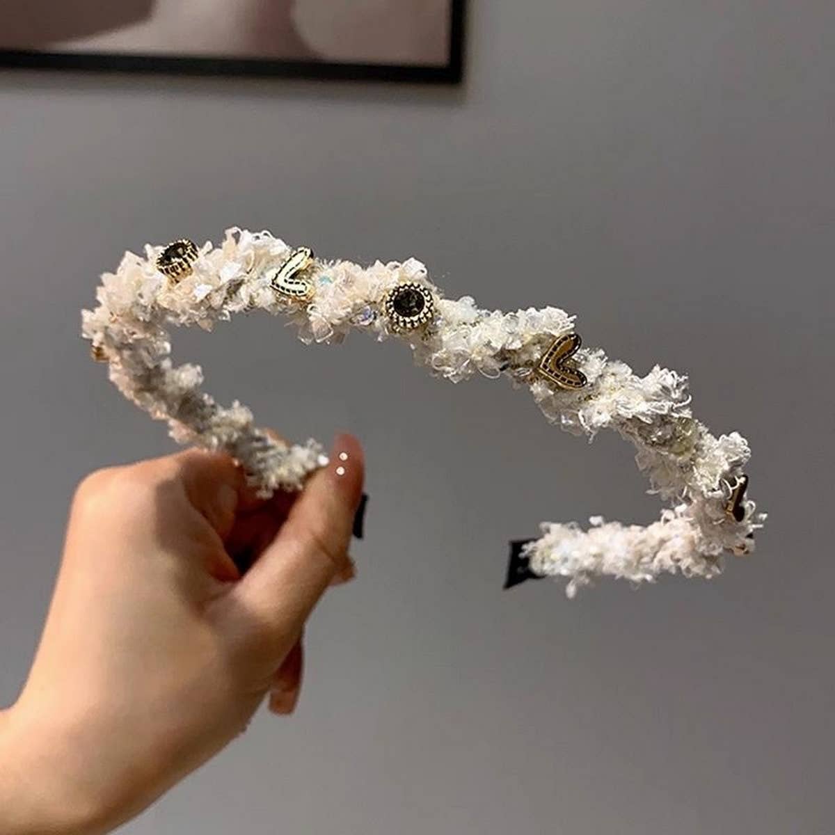 Vintage Maillard High Top Headband_Cwaha1695