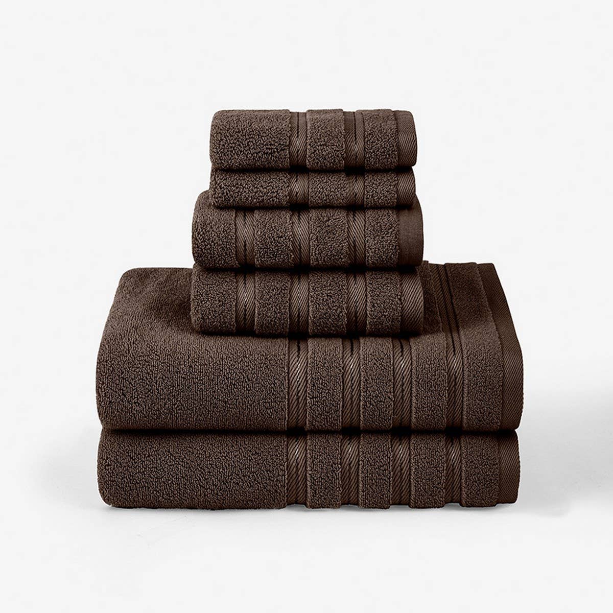 SIX PIECE SOFT ABSORBENT FACE AND BATH TOWEL SET_CWMM2283