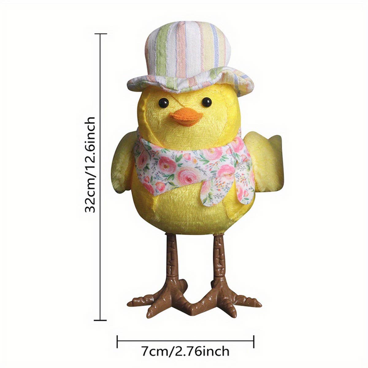 EASTER COUPLE LIGHTED YELLOW HOODED BIRD ORNAMENTS_CWMM3485