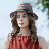 EUROPEAN AND AMERICAN CASUAL WOVEN STRAW HAT_CWAH1346