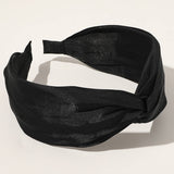 KNOT DECOR SOLID PATTERN HAIR HOOP_CWAHA0240