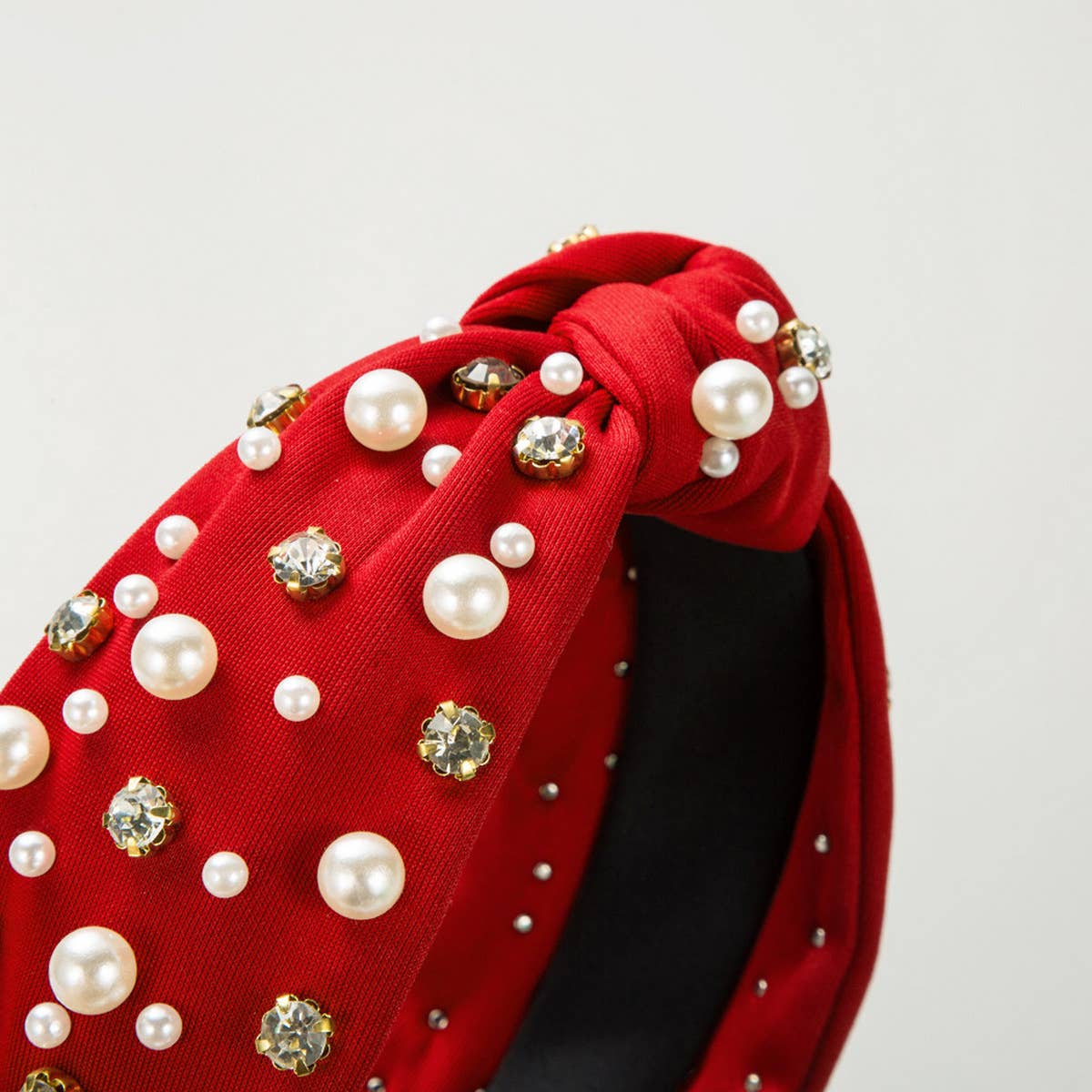 NEW FASHIONABLE WIDE BRIMMED PEARL HAIRBAND_CWAHA0813