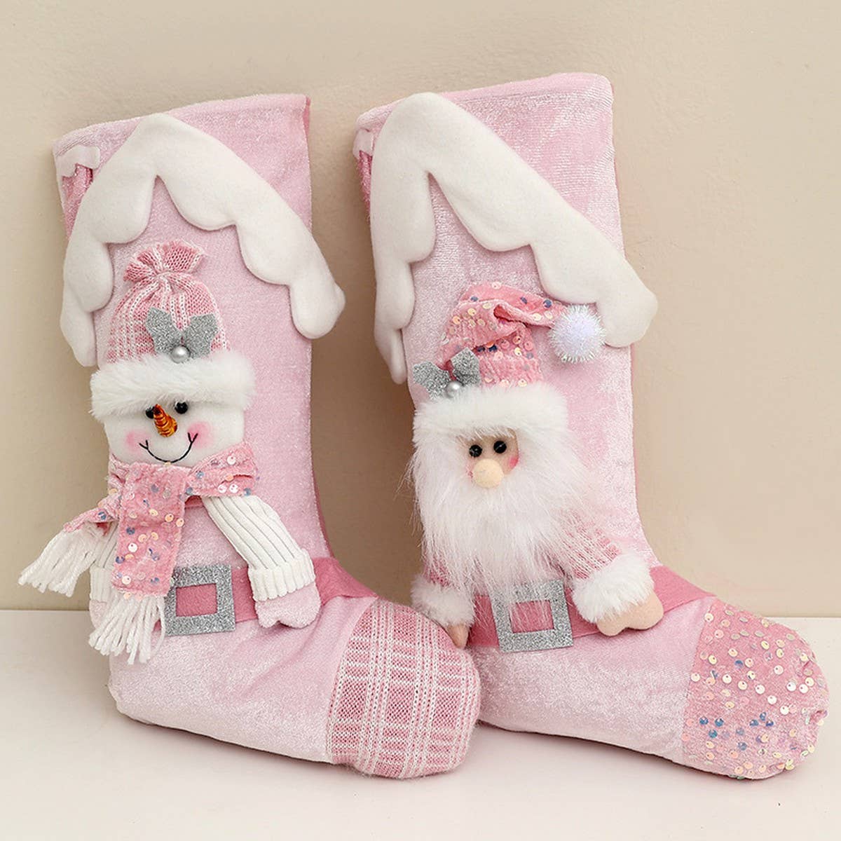 Cwmm9400_Christmas Decoration Socks Children Gift Bag