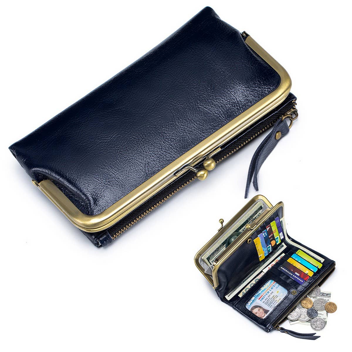 MULTIFUNCTIONAL LARGE CAPACITY LONG LEATHER WALLET_CWAB3750