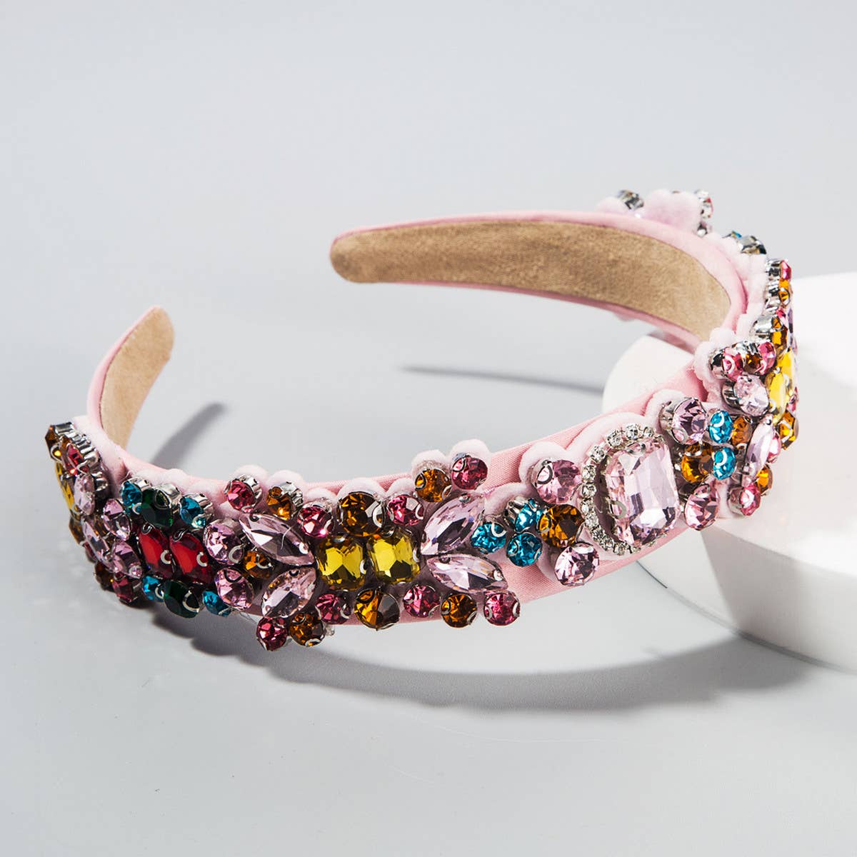 FASHION RETRO DIAMOND HEADBAND_CWAHA1981