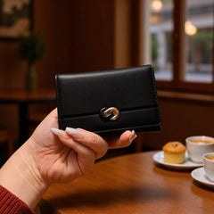 Minimalist Solid Color Mini Trifold Wallet_Cwab06213