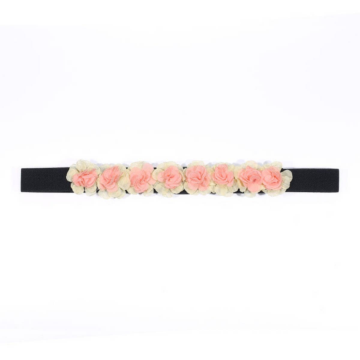 FLORAL ELASTIC WAIST BELT STYLISH CINCHER_CWMM6421