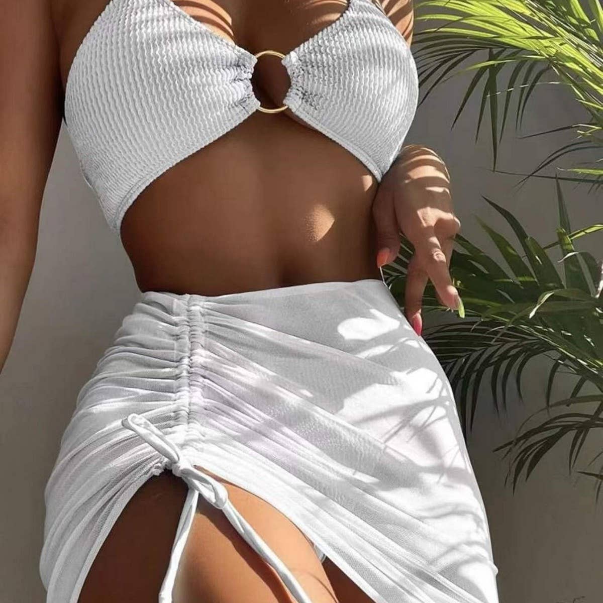 Women'S Piece Bikini Set Halter Swimsuit_Cwmw0145