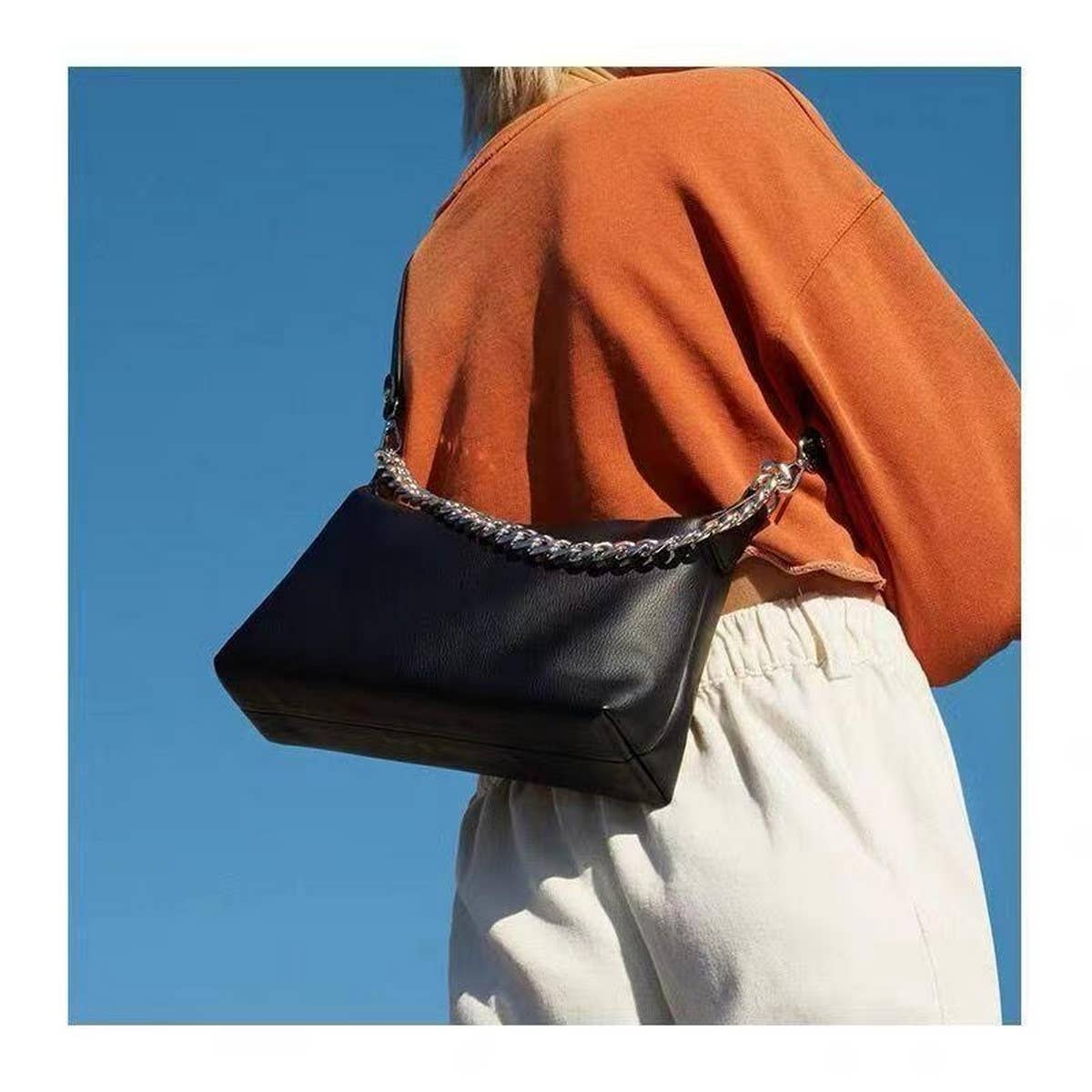 SIMPLE AND VERSATILE FASHION CHAIN SHOULDER BAG_CWAB3441