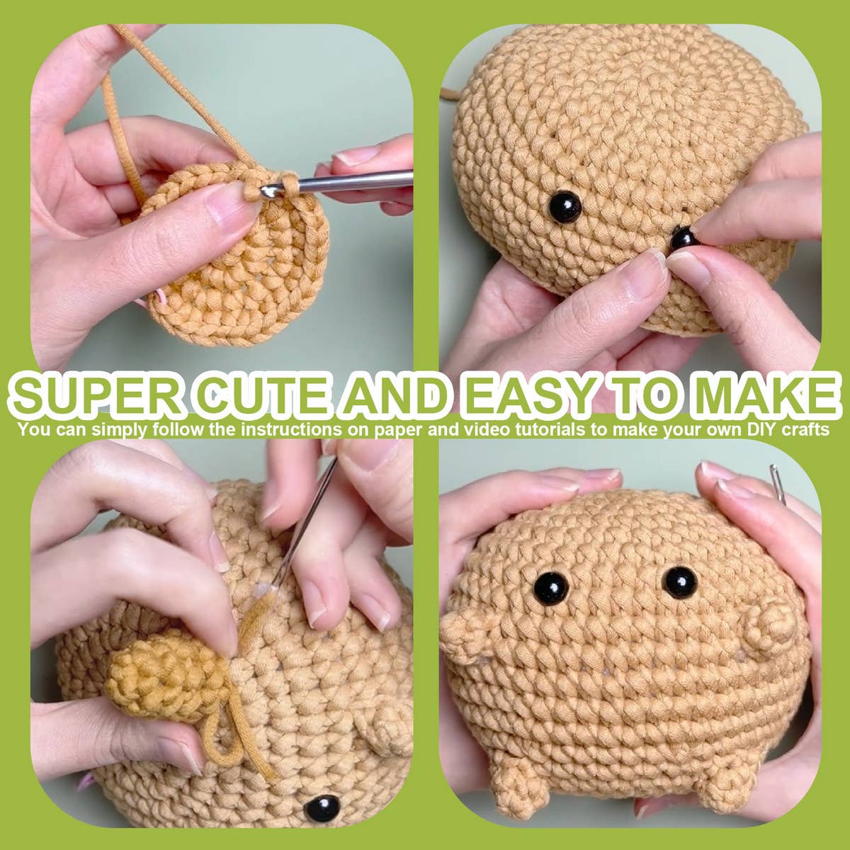 LAMB CROCHET DOLL MATERIAL KIT_CWMM1872