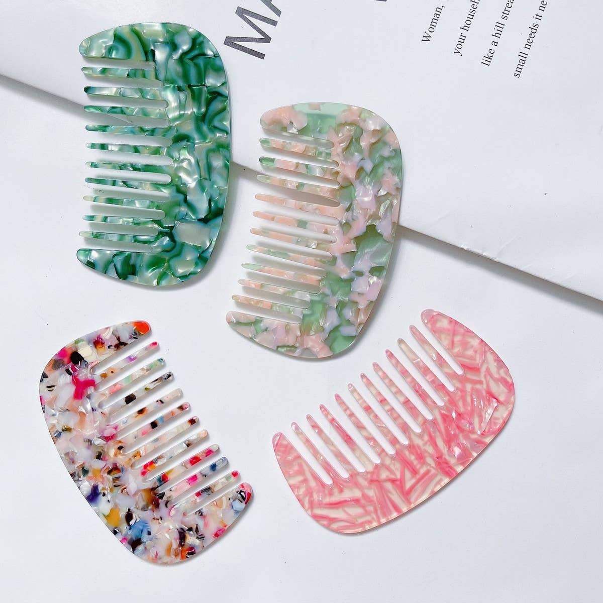 Vintage Mini Acetate Comb_Cwmm1076