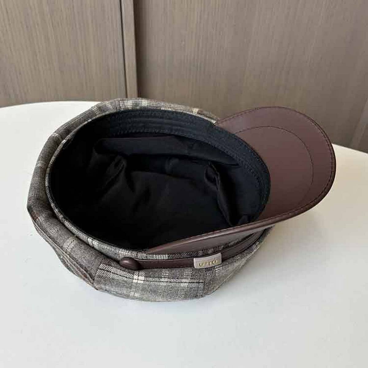 Versatile British Style Plaid Beret_Cwab2907