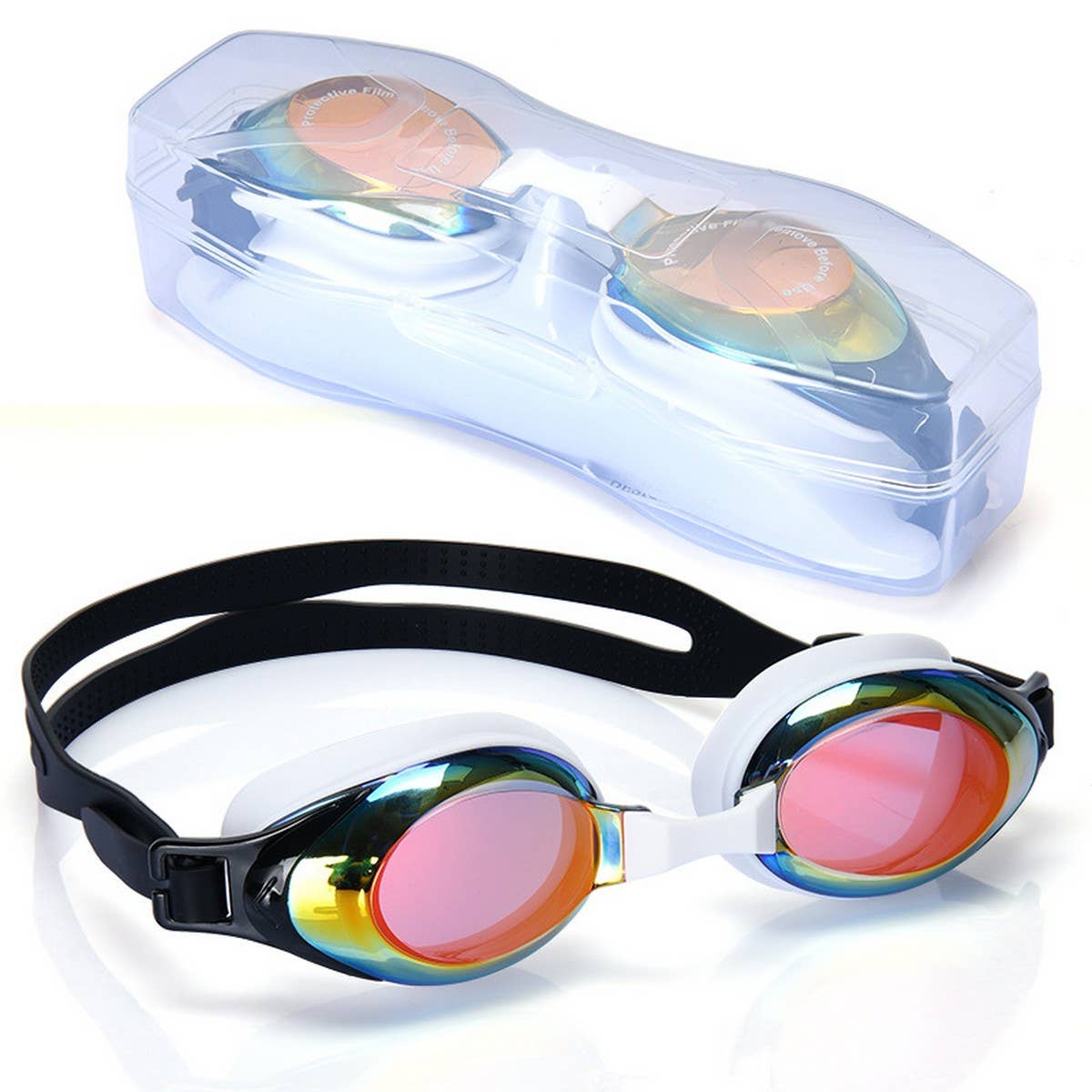 ADULT SWIM GOGGLES HD ANTI FOG SILICONE LENS_CWASG1052