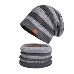Warm Fleece Hat And Scarf Two Piece Set_Cwasc1129