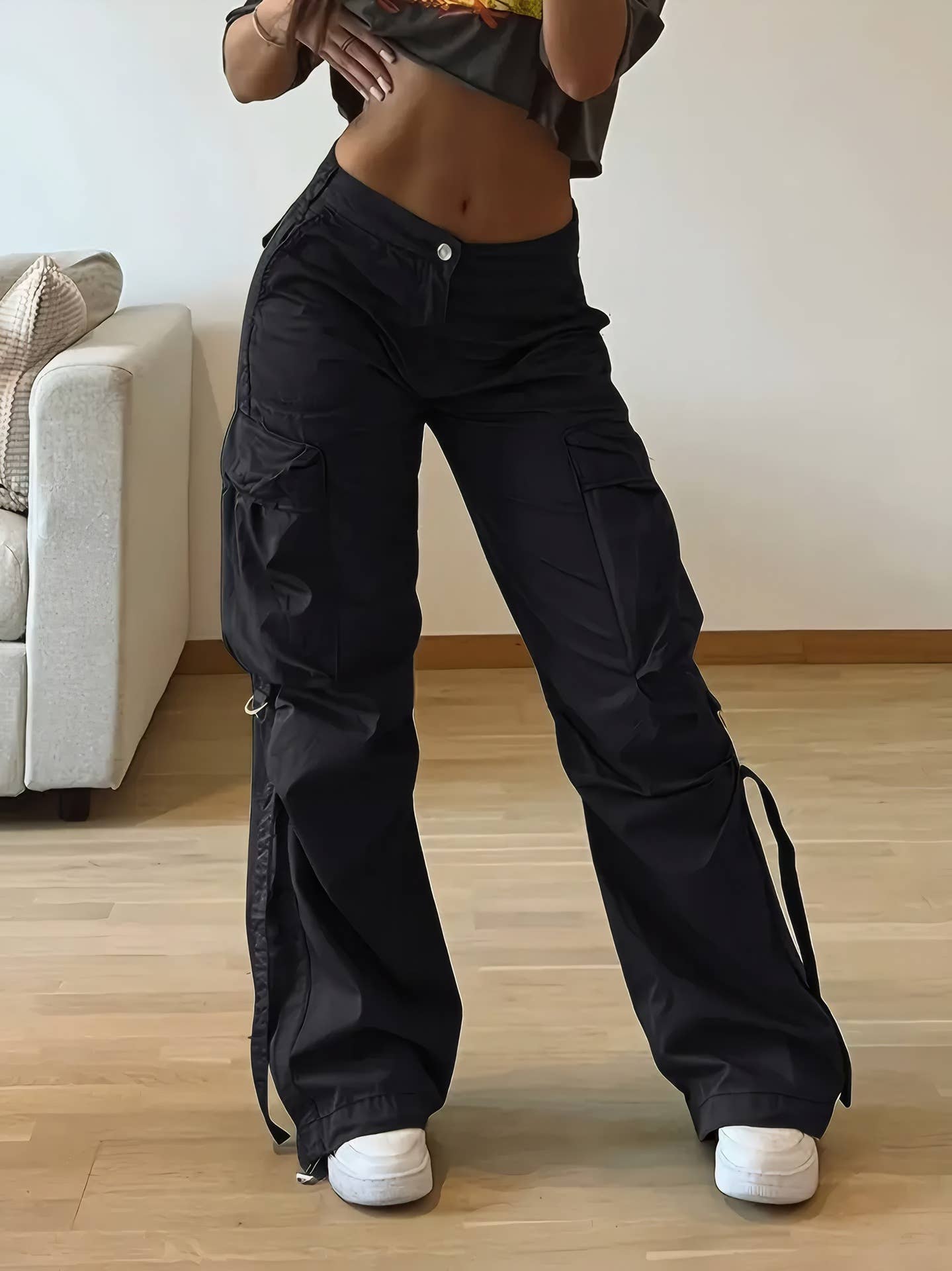 Solid-Color Tight-Fitting Quick-Drying Pants