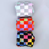 FASHION TIE DYED CHECKERED SOCKS_CWMS0265