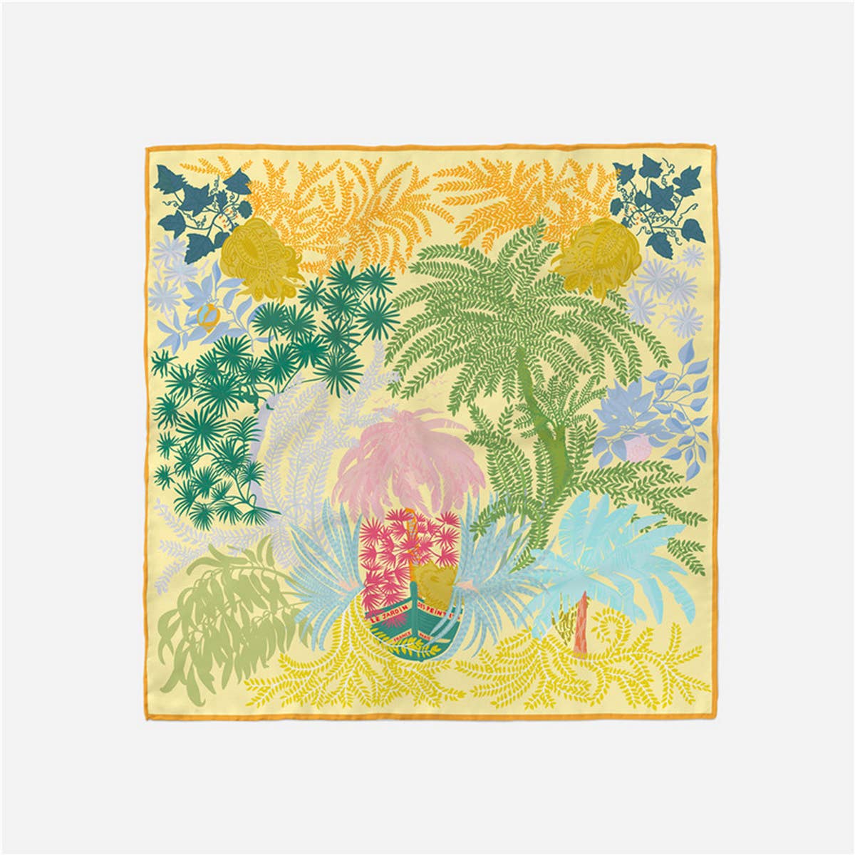 20 9 SILKY SATIN SQUARE SCARF SWEET CREAM STYLE_CWASC0642