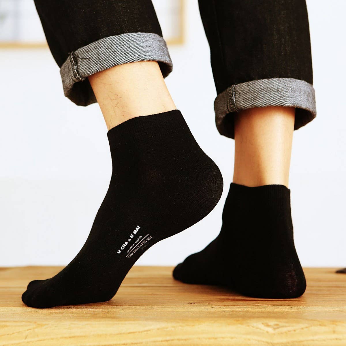 MENS CASUAL SOLID COLOR COTTON SOCKS_CWMS2038