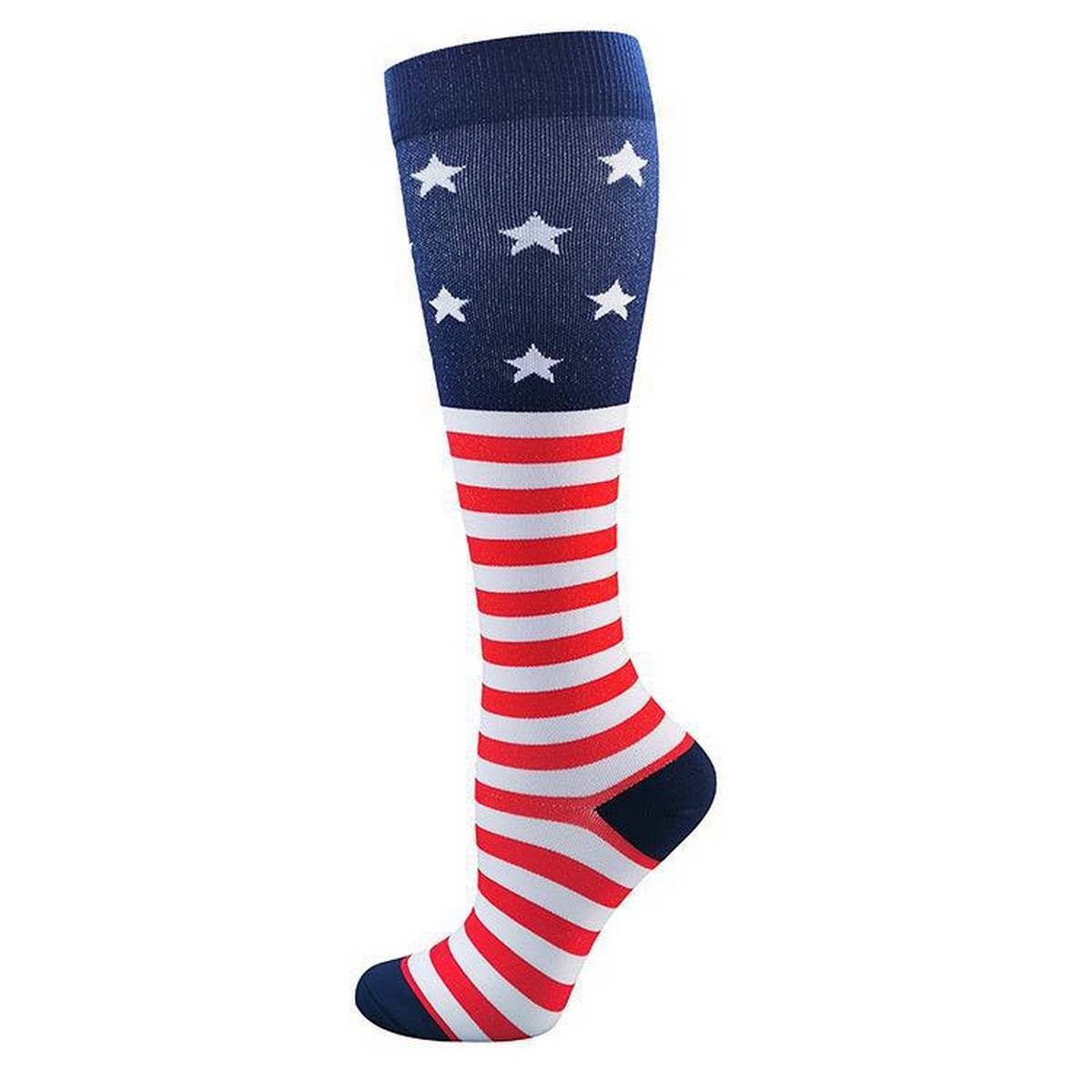 Women'S Sports Long Elastic Compression Socks_Cwms1881
