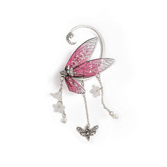 ELF EAR BUTTERFLY OUTLINE NON PIERCING EARRINGS_CWMM3227