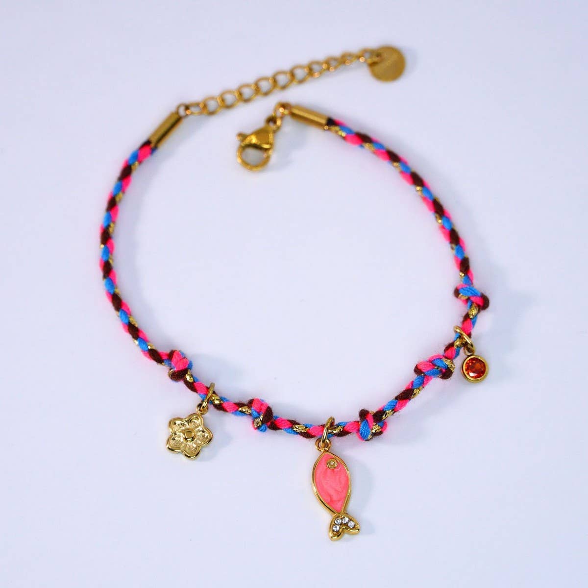 Dopamine Color Beaded Necklace Handmade Chic_Cwmm6951