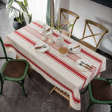 GEOMETRIC STRIPED TABLECLOTH PRINTED TABLECLOTH_CWMM0960
