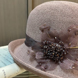 Versatile Knitted Rolled Bowler Bucket Hat_Cwah1210