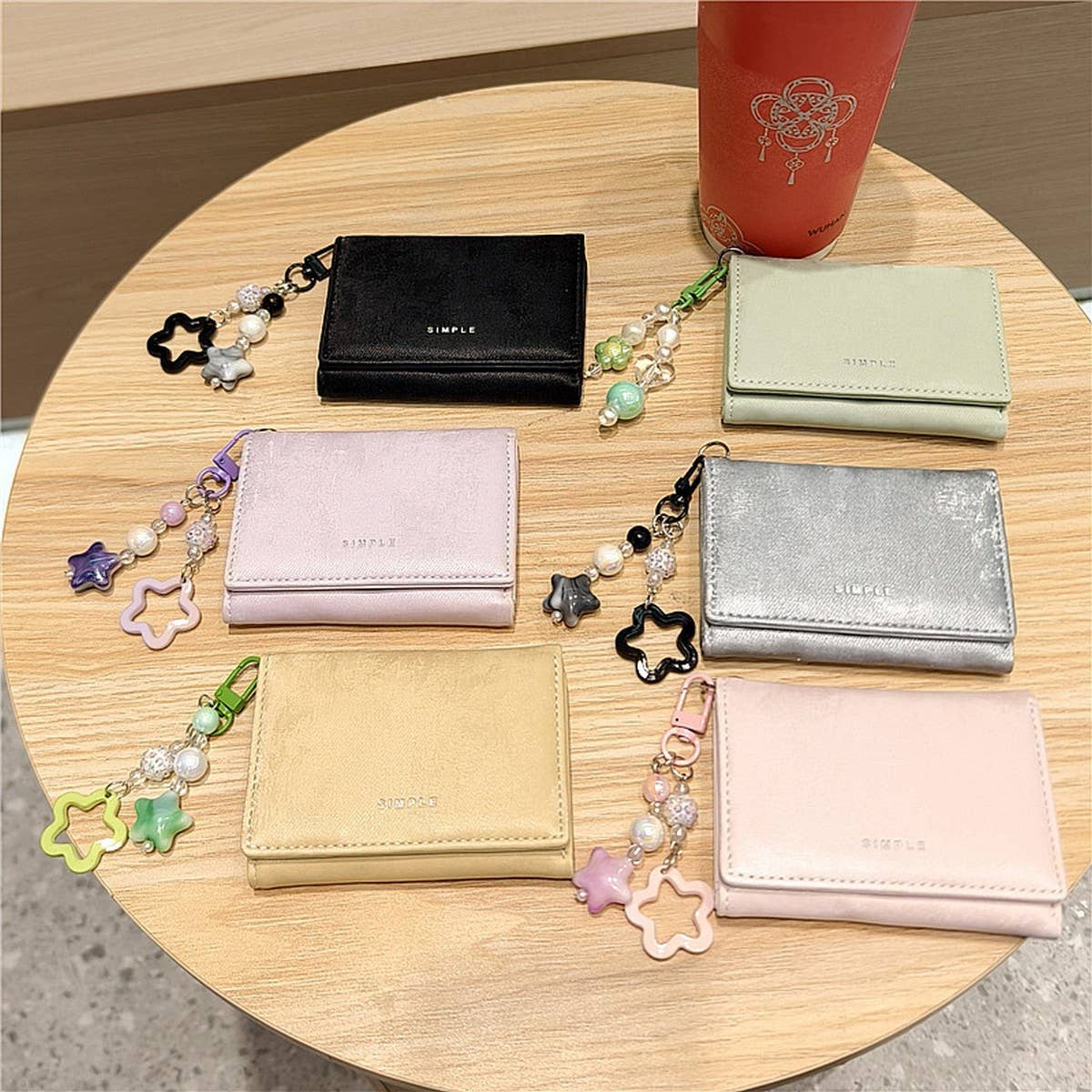 Trifold Short Wallet For Women With Card Slots_Cwab06208