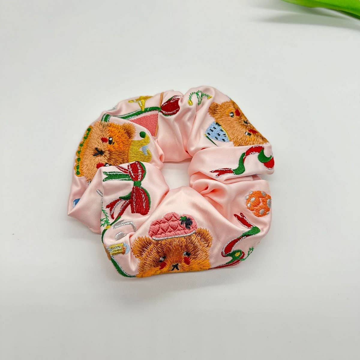 SATIN HEAVY EMBROIDERY HAIR ACCESSORY HEADPIECE_CWAHA3677