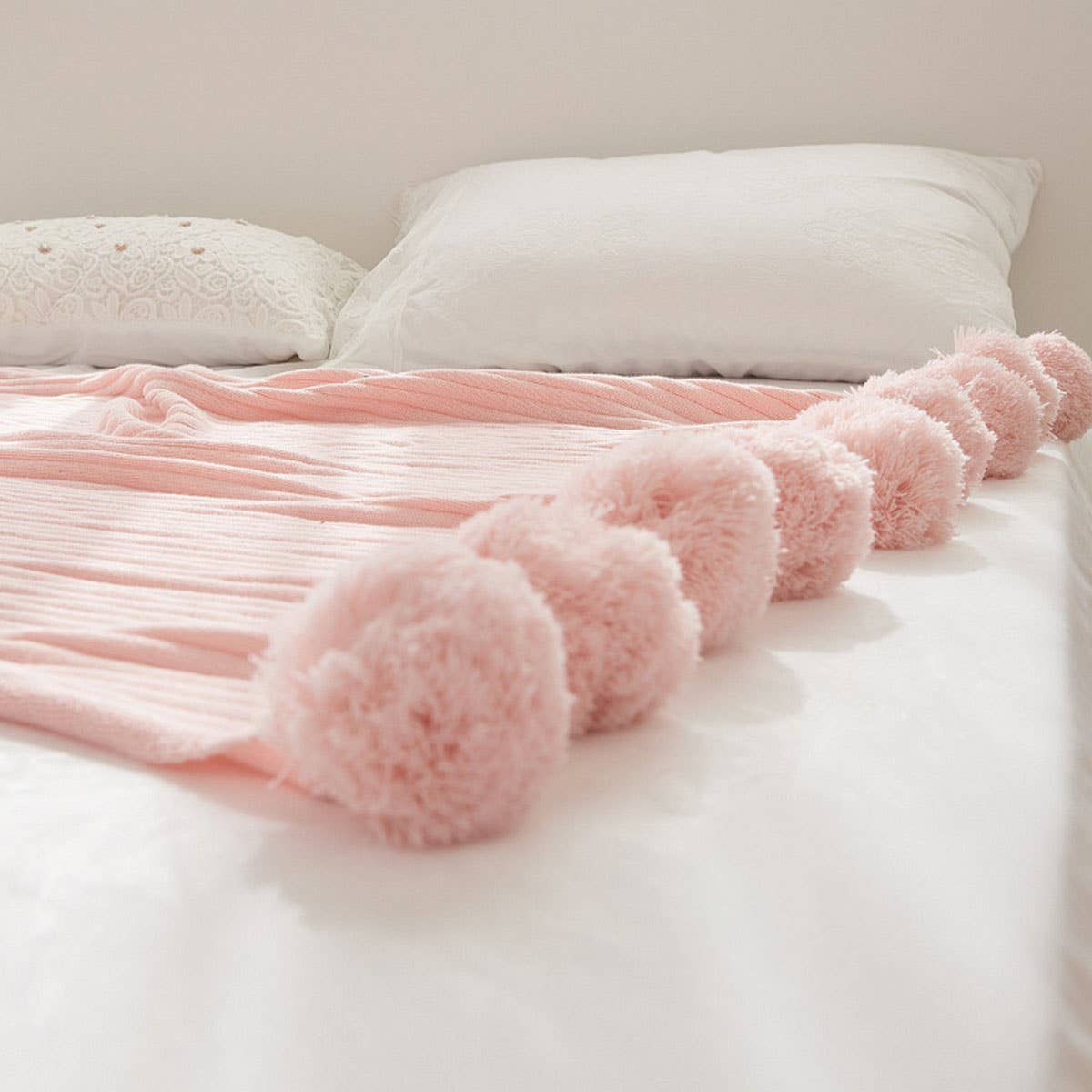 NEW KNITTED BALL AIR CONDITIONING THROW BLANKET_CWMM2364