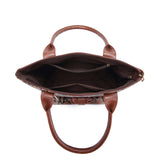 Women Tote Snake Print Shoulder Handbag_Cwab2594