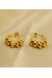 18K Gold Plated Stainless Steel Earrings_Cwaje0389