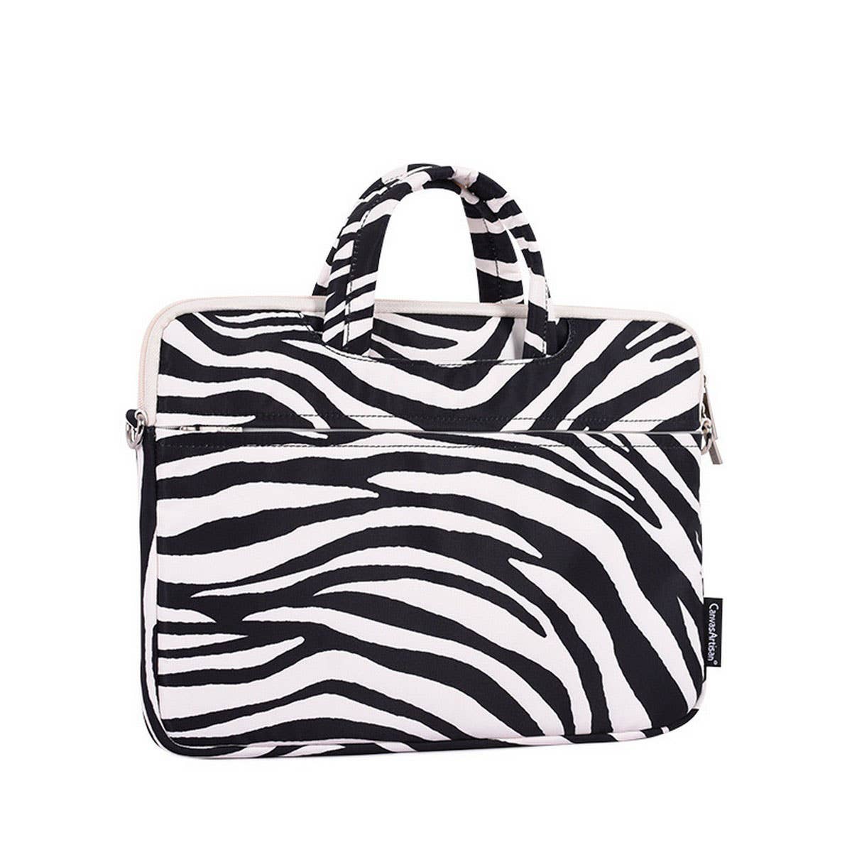 Zebra Print Laptop Bag Tablet Case_Cwab3322