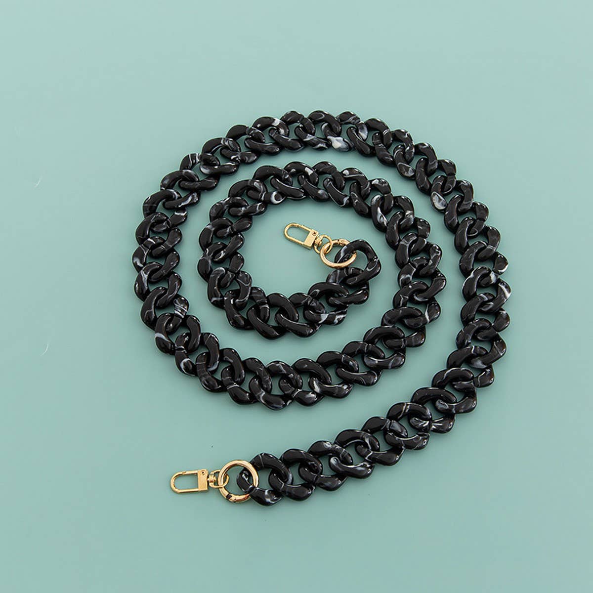 47IN ACRYLIC DIAMOND BAG STRAP COLORFUL CHAIN_CWMM5058