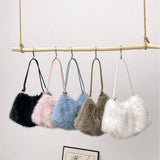 Winter Fashionable All-Match Fur Plush Bag_Cwab3918