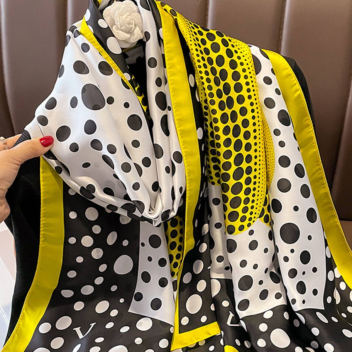 Versatile Square Scarf For Women, Shawl And Wrap