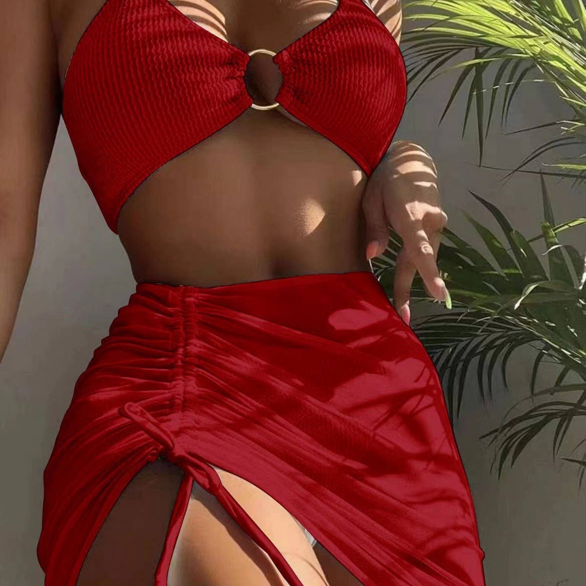 Women'S Piece Bikini Set Halter Swimsuit_Cwmw0145