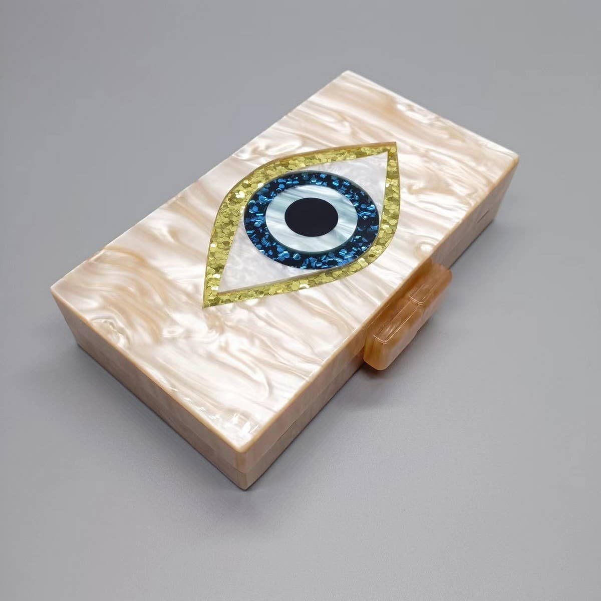 New Acrylic Eye Clutch Wedding Evening Chain Bag_Cwab5898