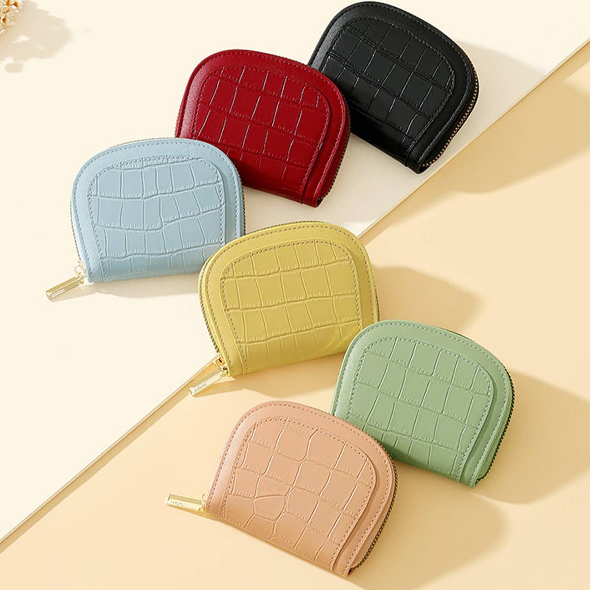 Large Capacity Multi Slot Zippered Wallet Card Bag_Cwab1621