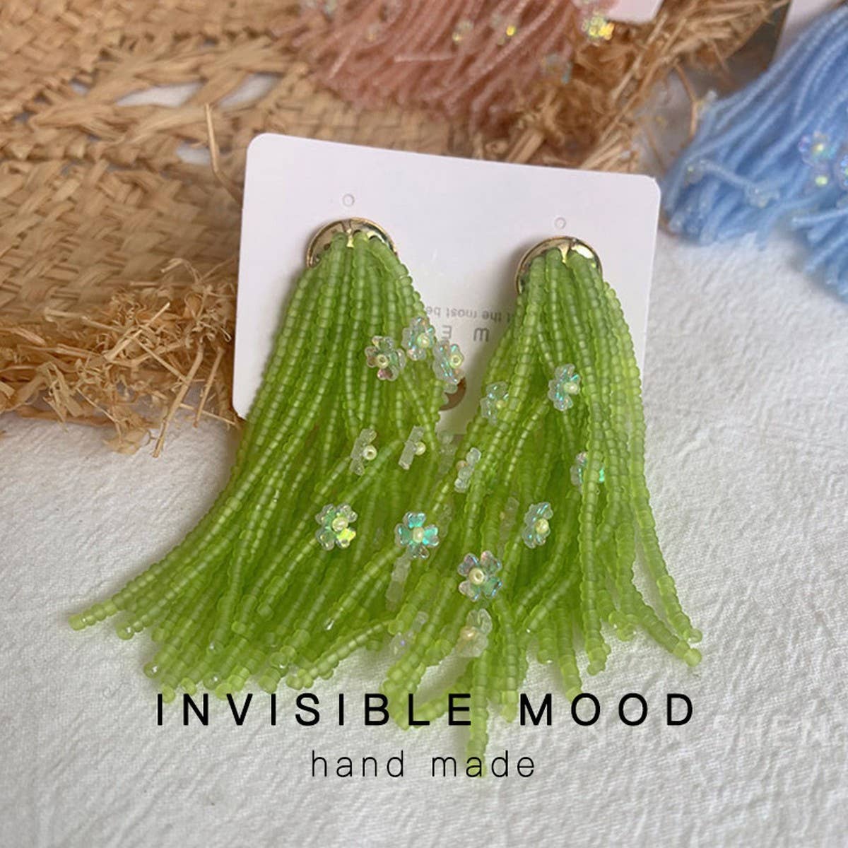 SWEET AND ELEGANT HAND WOVEN CRYSTAL EARRINGS_CWAJE4003