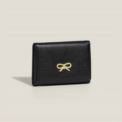Cute Bow Short Wallet Foldable Card Holder_Cwab06207
