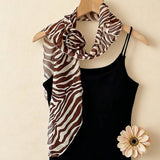 Floral Print Slim Scarf For Women_Cwasc03970