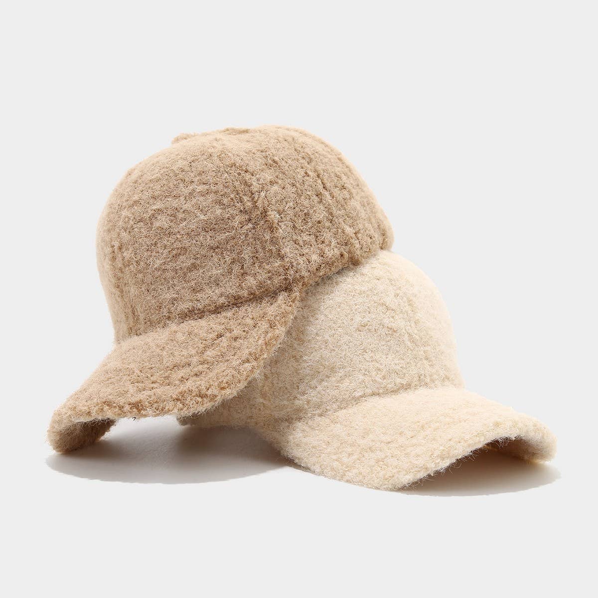 Winter Furry Baseball Cap Women Warm Casual Hat_Cwah04728