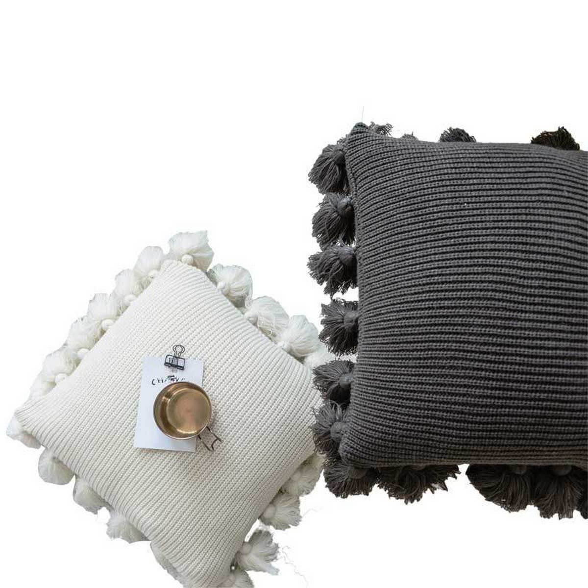 CREATIVE SOLID COLOR TASSEL WOOL THROW PILLOW_CWMM2368